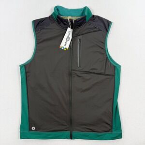 Smartwool Smartloft Wind Vest Size L Mens Evegreen/Black NEW NWT